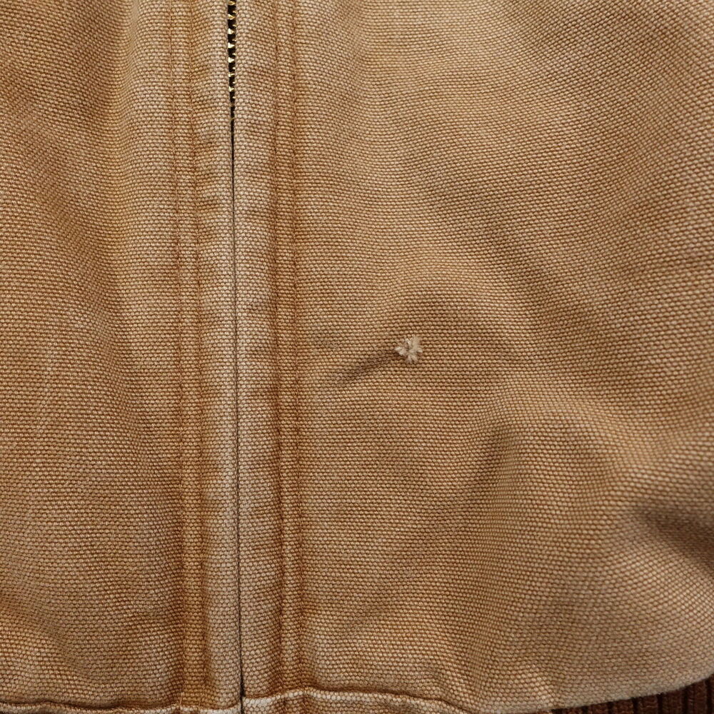 VINTAGE CARHARTT J140 BRN DUCK‎ CANVAS HOODED JACKET MENS 3XL **READ** - Picture 5 of 16